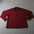 RRL Ralph Lauren Shirt Mens XLarge Red Long Sleeve Flannel Classic Pocket VTG XL