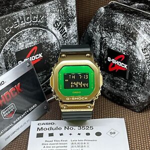Casio G-Shock GM-5600CL-3D Green Resin Band Alarm Stopwatch Digital Men's Watch