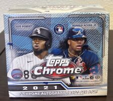 2021 Topps Chrome Baseball Jumbo Hobby Box!