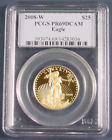 2008 W $25 Proof American Eagle PCGS PR69DCAM $25 Gold 1/2 oz .9167 Gold