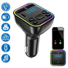 Bluetooth Transmitter Car Adapter FM MP3 Player Hands free Radio Kit USB Charger