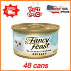 Fancy Feast Grilled Tuna Feast in Wet Cat Food Gravy, 3 oz, 48 cans