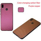 Back Cover Protector For OnePlus LG Meizu Discolor Carbon Fiber Protective Film