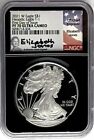 2021 W PROOF SILVER EAGLE TYPE 1 FIRST DAY OF ISSUE NGC PF70 JOHN MERCANTI