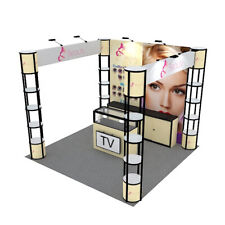 10ft Portable Custom Twist Towers Trade Show Display Booth Event Stand Expo Kit