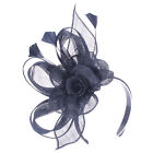Women Kentucky Derby Sinamay Fascinator Wedding Hat Elegant  Headpiece T469