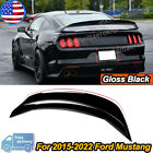 GT350R Style Glossy Black Rear Trunk Spoiler Wing Fits For 15-22 Ford Mustang