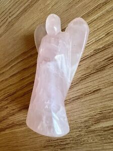 New ListingBeautiful Natural Rose Quartz Hand Carved Crystal Angel Pink Love Heal Energy