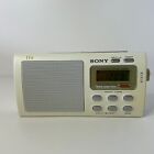 Vintage Sony ICF-M410V TV Weather AM/FM 4-Bands Portable Radio - Tested Works