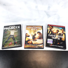 Adult Comedy DVD Lot of 3 Titles:  Project X, Hangover 2, Hangover 3