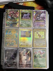 Pokémon Binder card Collection lot  Many vintage holos 238 total cards. NM/LP/MP