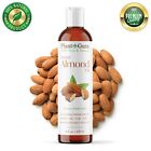 Sweet Almond Oil 8 oz 100% Pure Natural Carrier For Skin, Face, Hair and Massage