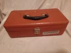 New ListingVintage Old Pal Woodstream Brown Metal Fishing Tackle Box With 1 Tray