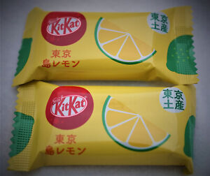 KitKat,Tokyo Island lemon Flavor, 2 Pieces, Japanese Rare KitKat, From Japan,...