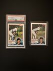 1983 Topps - #498 Wade Boggs (RC)  PSA 10 Autograph/PSA 7 Card + Raw RC