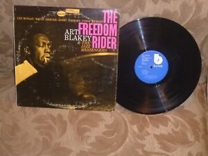 New ListingArt Blakey The Freedom Rider Blue Note 84156 stereo Lee Morgan Bobby Timmons EX