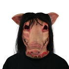 Halloween Scary Pig Masque Latex Pig Head Butcher Face Cover Full Head Cover