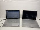 Lot of 2 Dell Inspiron 5584, i7 8th Gen,8GB RAM,Boots to BIOS,59% Battery Health