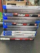 Lot of 12 sports games
