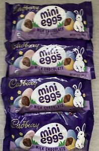 4 Bags Cadbury Milk Chocolate Mini Eggs Easter Candy Egg 9 oz Exp 12/2024
