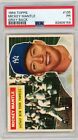 1956 Topps Mickey Mantle PSA #135 Perfect Centering Gray Back Yankees
