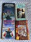 Tanith Lee 4 Book Lot Red as Blood Gold Black Unicorn Sometimes After Sunset