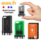 BORUiT V3 Mini Pocket LED Flashlight Magnetic Rechargeable Torch Work Light Lamp