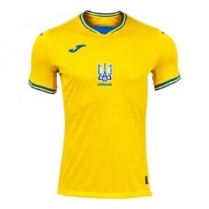 NEW! UKRAINE HOME Jersey WITH MAP Football Soccer Shirt ORIGINAL XS/S/M/L/XL/2XL