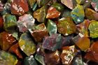 1/2 lb Fancy Jasper Rough Stones-Natural Crystal Mineral Rock Specimens Tumbling