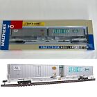 Walthers Gold Line 932-41053 Mark IV Flexi-Van Flat Car NYC 9799 w/Two Trailers