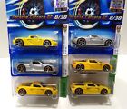 Hot Wheels Porsche Carrera GT Lot of 6 yellow and silver