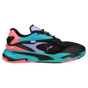 Puma RsFast Lace Up  Mens Black, Blue, Pink, Purple Sneakers Casual Shoes 388625
