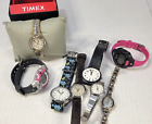 Timex Lot of 8 Women's Watches  - Read Desc. and Pics, Indiglo, Vintage, New