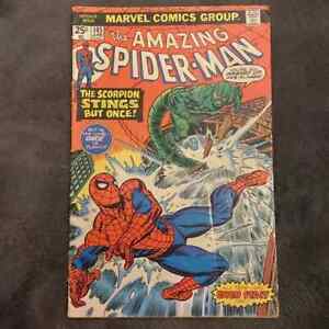 Amazing Spider-Man #145 Scorpion Stings But Once! Marvel 1975 - NO VALUE STAMP