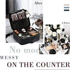 Marble Makeup Bag Travel Makeup Organizer Bag Cosmetic Train Case Gold Zipper