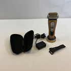 Braun Series 9 Pro Silver Gold Adjustable Speed Setting Electric Foil Shaver