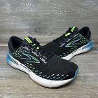 Brooks Glycerin GTS 20 Athletic Running Shoes Sneakers Black Blue Mens Size 12.5