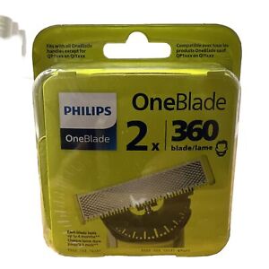 Philips Norelco OneBlade 360 Blade Replacement 2X Pack NEW SEALED IN BOX