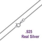 .925 Sterling Silver .8mm Box Chain Necklace*Wholesale Prices* / Cadena de Plata