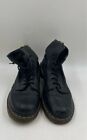 Dr. Martens Mens 1460 Black Leather Round Toe Lace Up Ankle Combat Boots Size 11