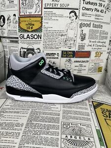 Nike Air Jordan 3 Retro AJ3 Green Glow CT8532-031 Men size 13
