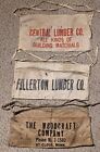 New ListingLot of 3 vintage lumber nail construction aprons Central, Fullerton, St Cloud MN