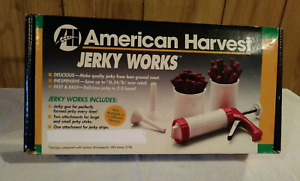 New ListingJerky Works American Harvester jerky gun, strips, attachments Sm. & Lg., 1994