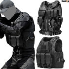 Military Tactical Molle Vest with/without Holster Combat Assault Plate Carrier