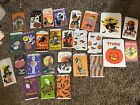 Lot of 27 Vintage Trick or Treat Candy Bags Goodie Halloween Witch Cat Bat Moon