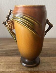 Roseville Pottery Pinecone Vase Vintage Antique