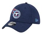 New Era Men's Tennessee Titans logo navy 39thirty Stretch fit hat Médium/Large.