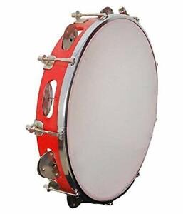 Fibre Dafli Tambourine 10 inch Hand Percussion Musical Instrument US