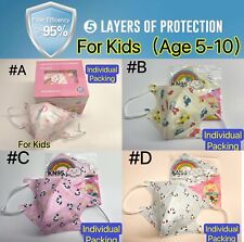 20Pcs KIDS KN95 Face Mask 5 Layer BFE 95% Disposable Child Respirator USA Seller