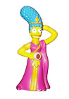 Burger King MARGE 2011 The Simpson's Treehouse of Horror Toy Red Light Works